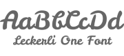 Leckerli One FONT U